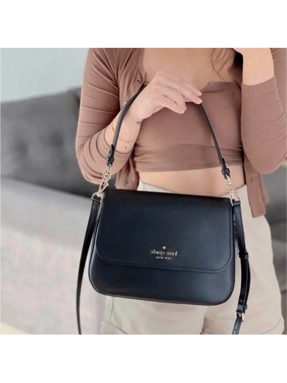 Kate Spade Staci Saffiano Shoulder Bag